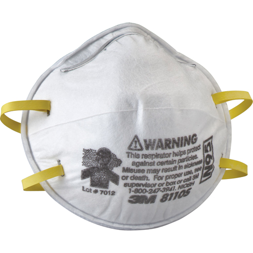 Respirateurs contre les particules 8110S, N95, Certifi&eacute; NIOSH, Petit We Share Industrial Supply