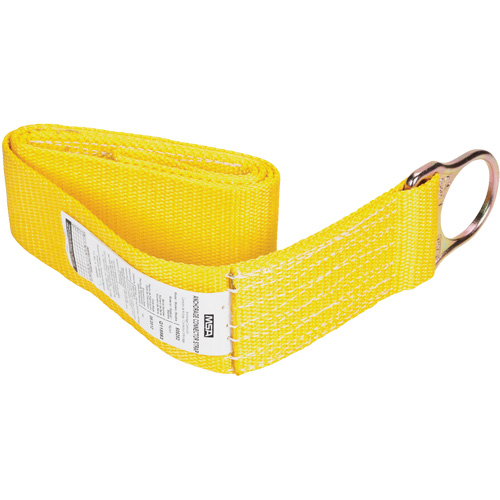 Sangles pour raccord d'ancrage, Anneau en D, Usage Temporaire We Share Industrial Supply