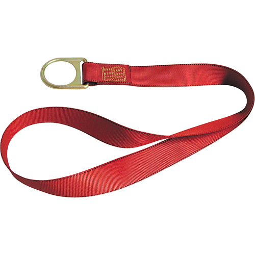 Sangles PointGuardpour raccord d'ancrage, Anneau en D, Usage Temporaire We Share Industrial Supply