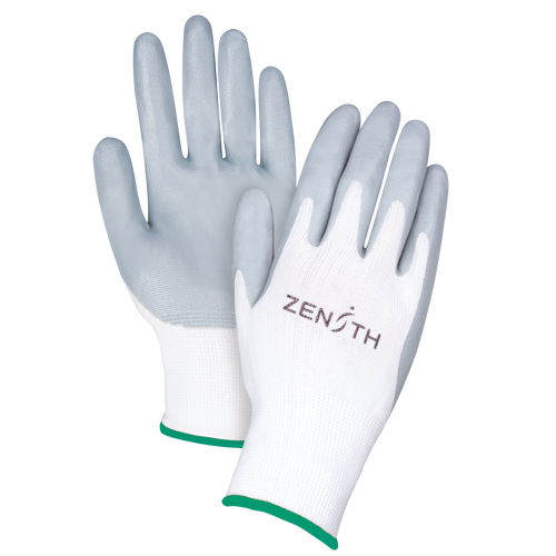 Gants l&eacute;gers enduits et respirants, 8/Moyen, R&ecirc;vetement Mousse de nitrile, Calibre 13, Enveloppe en Polyester We Share Industrial Supply