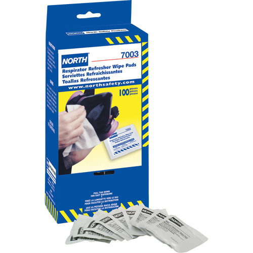 Lingettes rafraîchissantes pour respirateur North, Lingettes We Share Industrial Supply