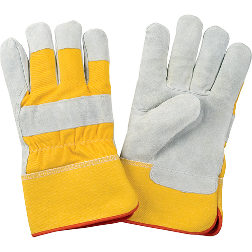 Gants d'ajusteur doubl&eacute;s pour l'hiver de premi&egrave;re qualit&eacute;, 2T-Grand, Paume en Cuir de vache refendu, Doublure en Molleton de mousse We Share Industrial Supply