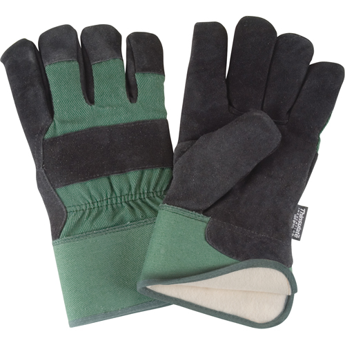 Gants d'ajusteur doubl&eacute;s pour l'hiver &agrave; chaleur sup&eacute;rieure, 2T-Grand, Paume en Cuir de vache refendu, Doublure en Thinsulate We Share Industrial Supply