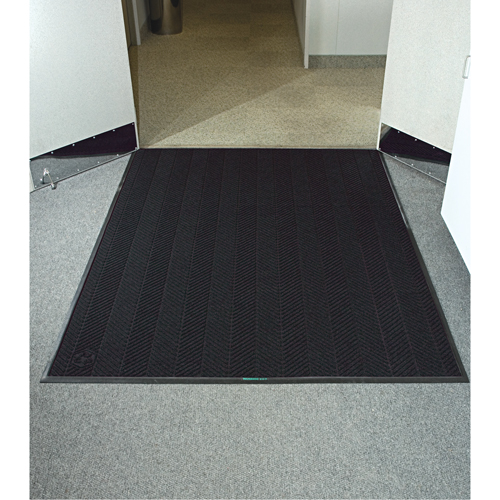 Tapis Waterhog Eco Elite, Essuie-pieds/grattoir, 4' x 20' x 3/8", Fum&eacute;e noire We Share Industrial Supply