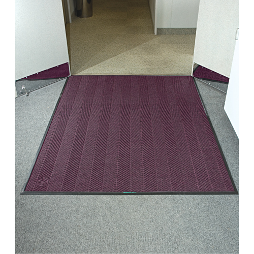 Tapis Waterhog Eco Elite, Essuie-pieds/grattoir, 6' x 20' x 3/8", Marron We Share Industrial Supply