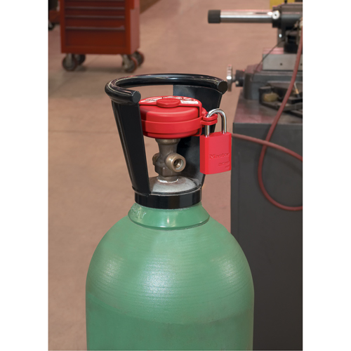 Pressurized Valve Lockout, Gas Cylinder Type We Share Industrial Supply
