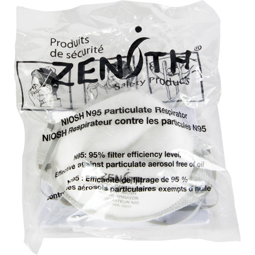 Respîrateur contre les particules - Emballage pour machine distributrice, N95, Certifi&eacute; NIOSH, Moyen/grand We Share Industrial Supply