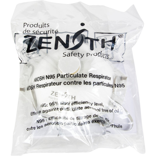 Respîrateurs contre les particules - Emballage pour machine distributrice, N95, Certifi&eacute; NIOSH, Moyen/grand We Share Industrial Supply