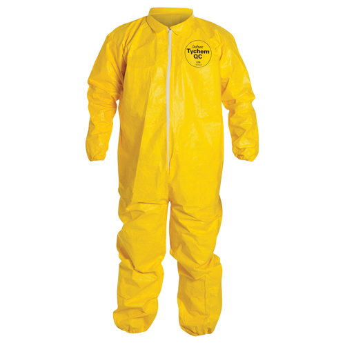 Coveralls, Tychem&reg; 2000, 2X-Large, Yellow We Share Industrial Supply