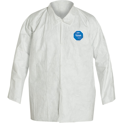 Shirt, Tyvek&reg; 400, 2X-Large, White We Share Industrial Supply