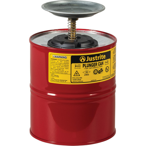 Plunger Cans, 1 US gal. Capacity We Share Industrial Supply