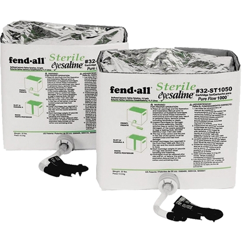 Cartouches de liquide pour poste de douche oculaire Fendall Pure Flow 1000, 1120 oz We Share Industrial Supply