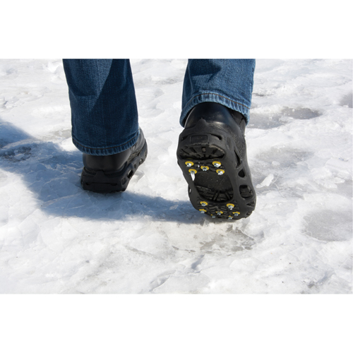 Semelle antid&eacute;rapante robuste pour la glace, Acier, Traction Crampon, Moyen We Share Industrial Supply