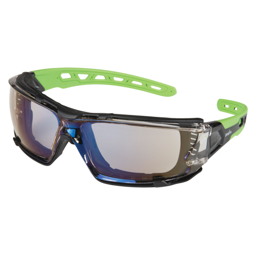Z2500 Series Safety Glasses with Foam Gasket, Indoor/Outdoor Mirror Lens, Anti-Scratch, ANSI Z87+/Meets/Exceeds CSA Z94.3 We Share Industrial Supply