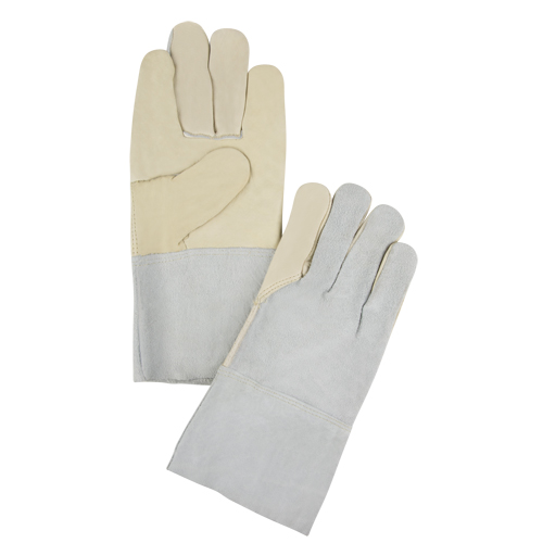 Gants de travail d'usage standard, T-Grand, Paume en Cuir fleur de vache We Share Industrial Supply