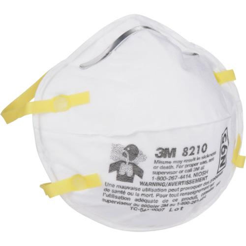 8210 Particulate Respirators, N95, NIOSH Certified We Share Industrial Supply