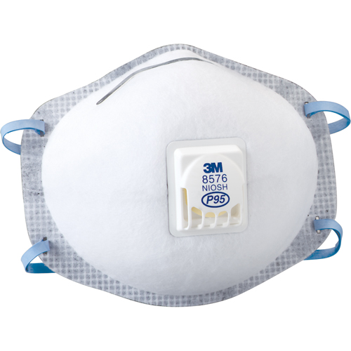 Respirateurs contre les particules 8576, P95, Certifi&eacute; NIOSH We Share Industrial Supply