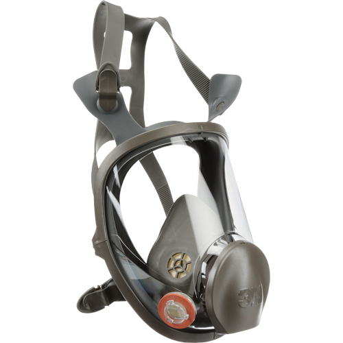 Respirateur r&eacute;utilisable &agrave; masque complet s&eacute;rie 6000, &eacute;lastom&egrave;re/Silicone/Thermoplastique, Grand We Share Industrial Supply