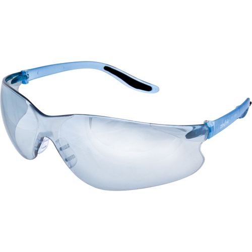Z500 Series Safety Glasses, Blue/Indoor/Outdoor Mirror Lens, Anti-Scratch, ANSI Z87+/Meets/Exceeds CSA Z94.3 We Share Industrial Supply