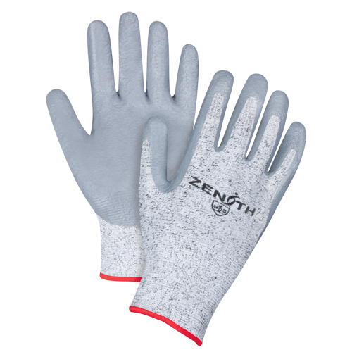 Gants &eacute;lastiques sans coutures r&eacute;sistants &agrave; la coupe, Taille Petit/7, Calibre 13, Rev&ecirc;tement Nitrile, Enveloppe en PEHP, ANSI/ISEA 105 niveau 2/EN 388 niveau 3 We Share Industrial Supply