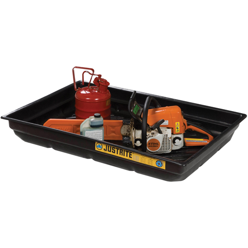 EcoPolyBlend Spill Tray, 47.5" L x 23" W x 5.5" H, 20 gal. Spill Capacity We Share Industrial Supply