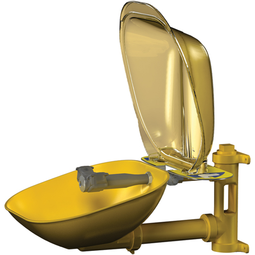 Halo Eyewash Stations, Wall-Mount Installation, Plastic Bowl We Share Industrial Supply