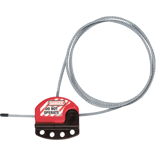 Adjustable Cable Lockouts, 6' Length We Share Industrial Supply