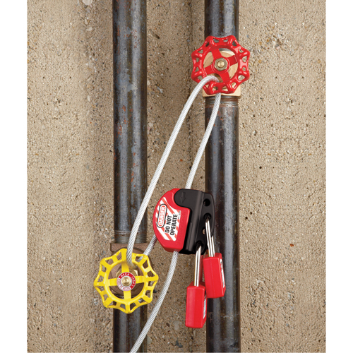 Adjustable Cable Lockout, 10' Length We Share Industrial Supply