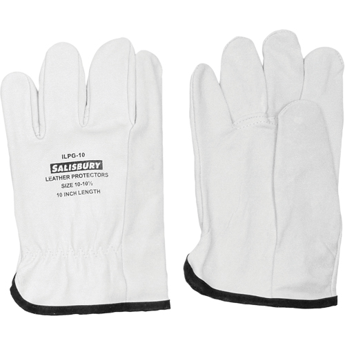 Salisbury  Leather Protector Gloves, Size 7, 10" L We Share Industrial Supply