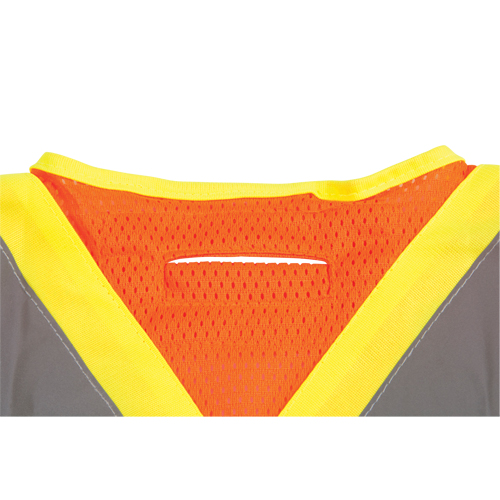 Veste d'arpenteur haute visibilit&eacute;, conforme &agrave; la CSA, Orange haute visibilit&eacute;, T-Grand, Polyester We Share Industrial Supply