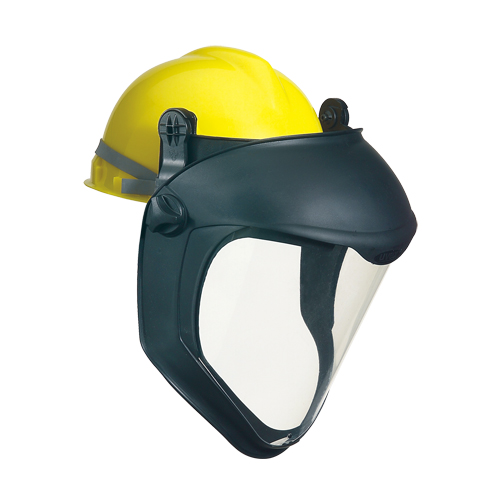 Uvex&reg; Bionic Faceshield with Hardhat Adapter, Polycarbonate We Share Industrial Supply