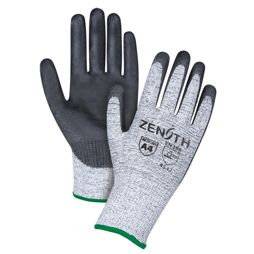 Gants &eacute;lastiques sans coutures r&eacute;sistants &agrave; la coupe, Taille Moyen/8, Calibre 13, Rev&ecirc;tement Polyur&eacute;thane, Enveloppe en PEHP, ANSI/ISEA 105 niveau 4/EN 388 niveau 5 We Share Industrial Supply