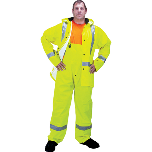 Imperm&eacute;able pour la circulation de premi&egrave;re qualit&eacute; RZ900, Polyester/PVC, Moyen, Jaune lime We Share Industrial Supply