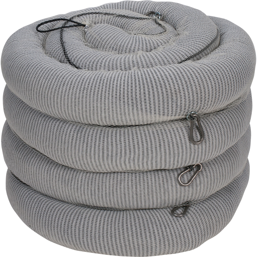 Barrage absorbant, Universel, 10' lo x 5" la, Absorption 26 gal., 4 /pqt We Share Industrial Supply