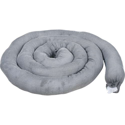 Remblais tubulaires absorbants, Universel, Absorption 40 gal., 3" la x 10' lo, Pqt de 10 We Share Industrial Supply