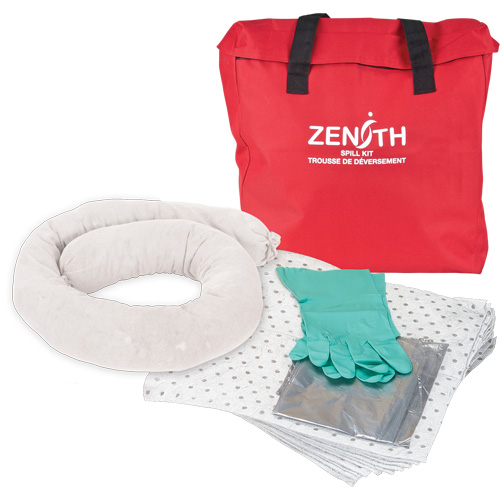 Trousse &eacute;conomique de lutte contre les d&eacute;versements, Huile seulement, Sac, Absorbance de 5 gal. US We Share Industrial Supply