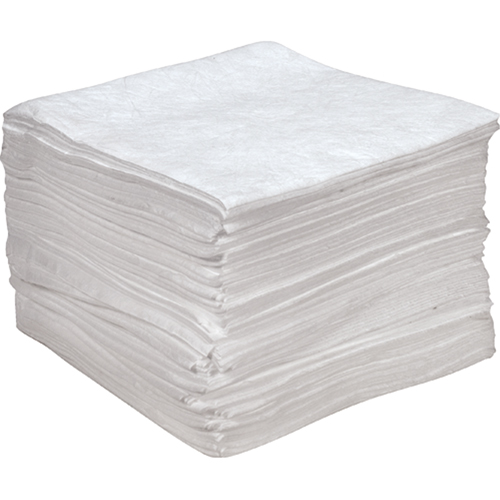 Premium Anti Static Sorbent Pads, Oil Only, 15" x 18", 25 gal. Absorbancy We Share Industrial Supply
