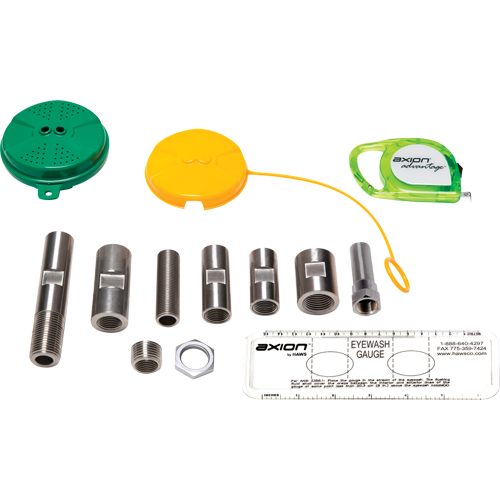 Axion Advantage&reg; Eye/Face Wash Upgrade Kit with Green ABS Plastic Eye/Face Wash Head We Share Industrial Supply