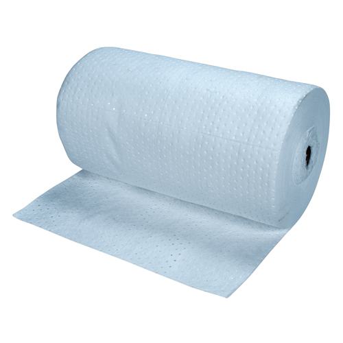 Rouleaux absorbants li&eacute;s bleus de premi&egrave;re qualit&eacute;, Lourd, 150' lo x 30" la, Absorption 50 gal. We Share Industrial Supply