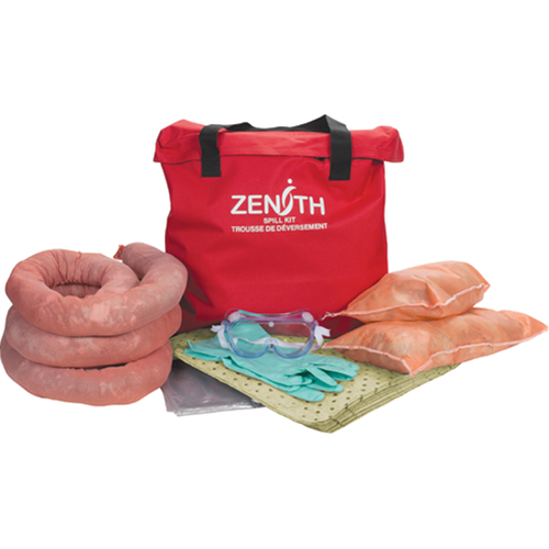 Trousse de lutte contre les d&eacute;versements de premi&egrave;re qualit&eacute; pour camion, Mati&egrave;res dangereuses, Sac, Absorbance de 10 gal. US We Share Industrial Supply