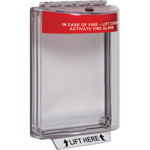 Couvercles pour alertes d'incendie Universal Stopper, Encastr&eacute; We Share Industrial Supply