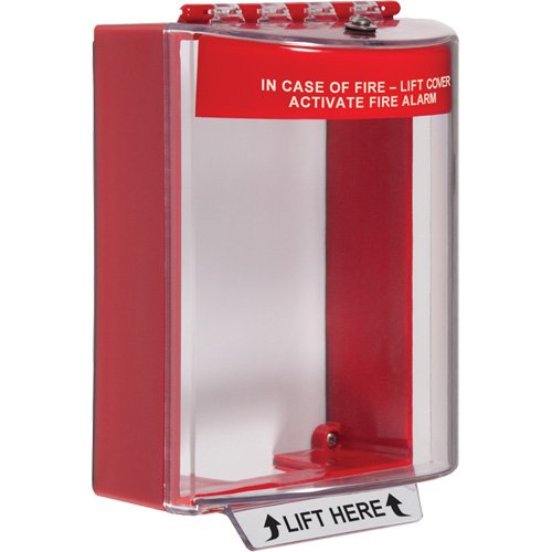 Couvercles pour alertes d'incendie Universal Stopper, En surface We Share Industrial Supply