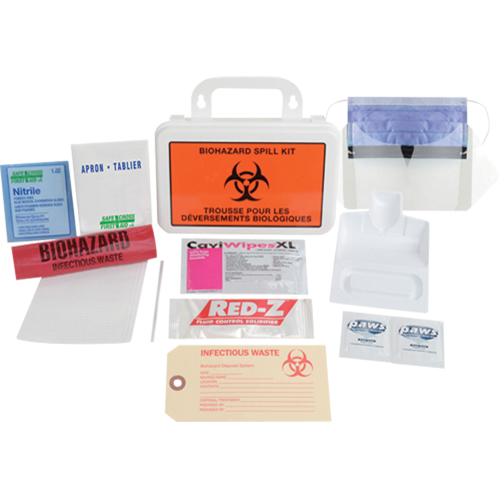 Deluxe Clean-Up Spill Kit, Biohazard, Case We Share Industrial Supply