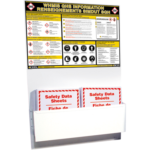 Postes d'information SGH, Anglais & français, Compris reliures We Share Industrial Supply