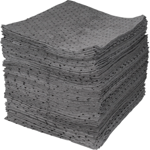 Premium Bonded Sorbent Pads, Universal, 15" x 17", 30 gal. Absorbancy We Share Industrial Supply