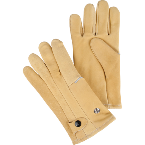 Gants de style conducteur, Grand, Paume en Cuir fleur de vache, Molleton We Share Industrial Supply