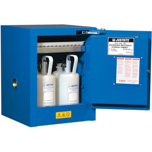 ChemCor&reg; Lined Hazardous Material Countertop Safety Cabinets, 4 gal., 17" x 22" x 17" We Share Industrial Supply