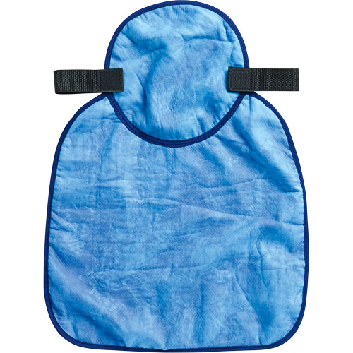 Chill-Its&reg; 6717CT Cooling Hardhat Pad & Neck Shade, Blue We Share Industrial Supply
