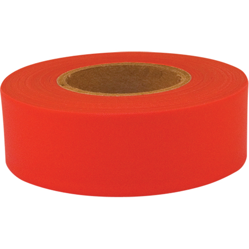 Ruban de signalisation Sub-Zero, 1,2" la x 150' lo, Rouge fluorescent We Share Industrial Supply