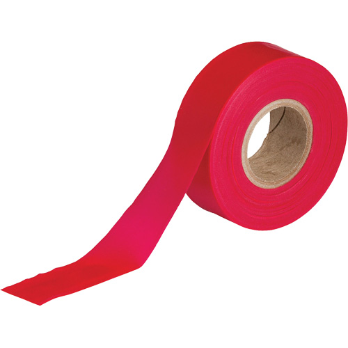 Ruban pour signalisation, 1,188" la x 300' lo, Rouge We Share Industrial Supply